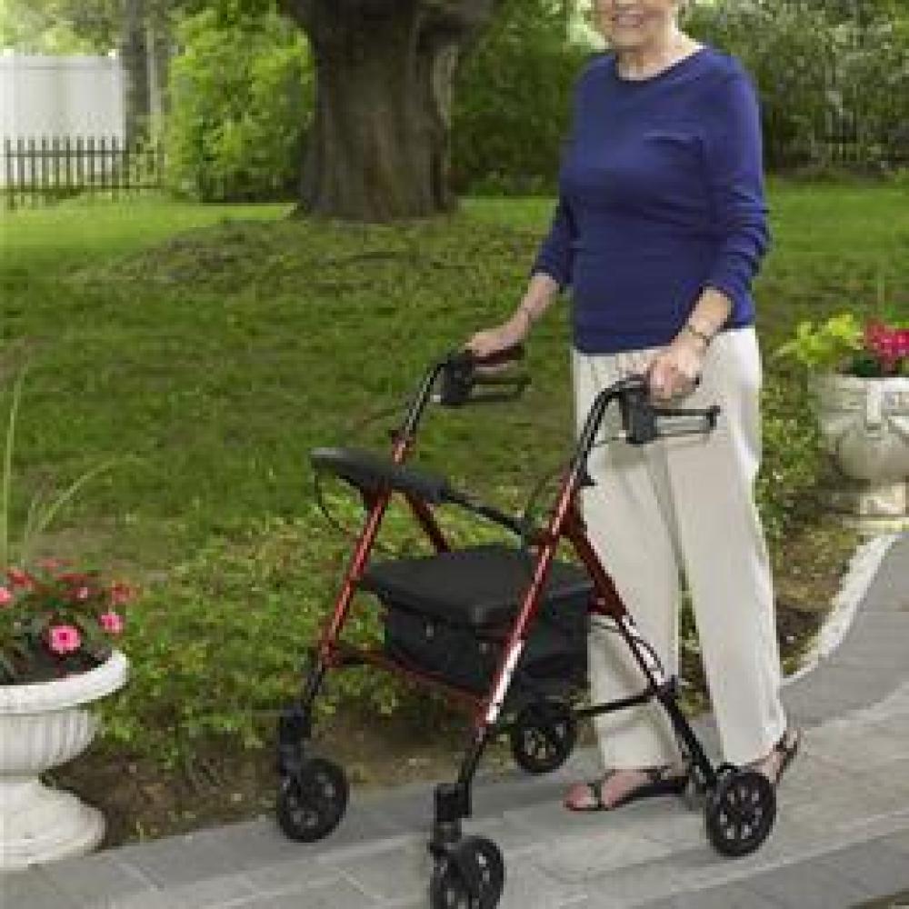 Image for product - Adjustable Height Rollator With 6 Image for product - Adjustable Height Rollator With 6