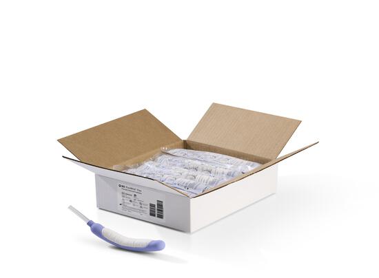 FLEX CATHETER WITH INSIDE LOOK OF A OPEN BOX