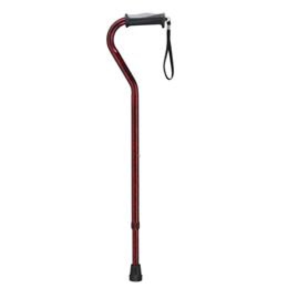 Image for product - Adjustable Height Offset Handle Cane With Gel Hand Grip