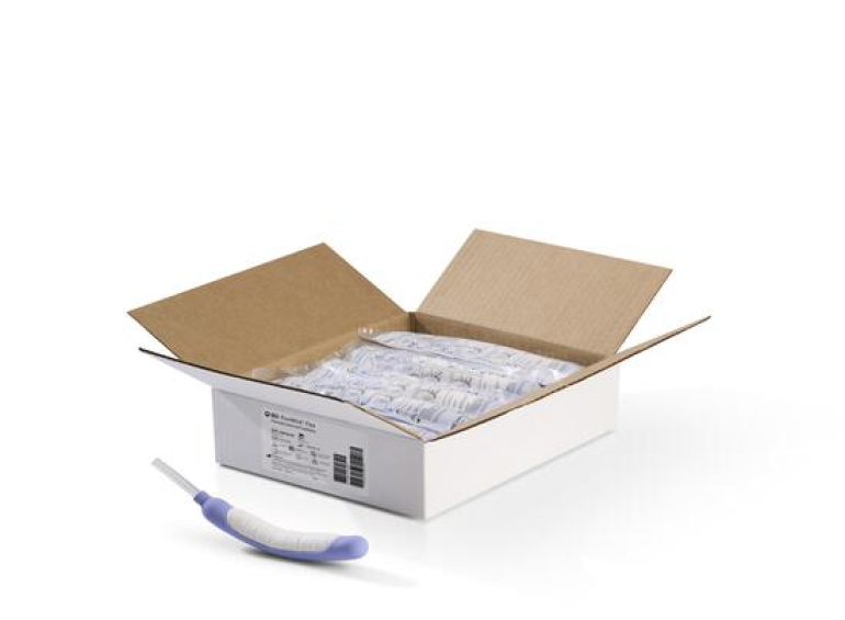 FLEX CATHETER WITH INSIDE LOOK OF A OPEN BOX